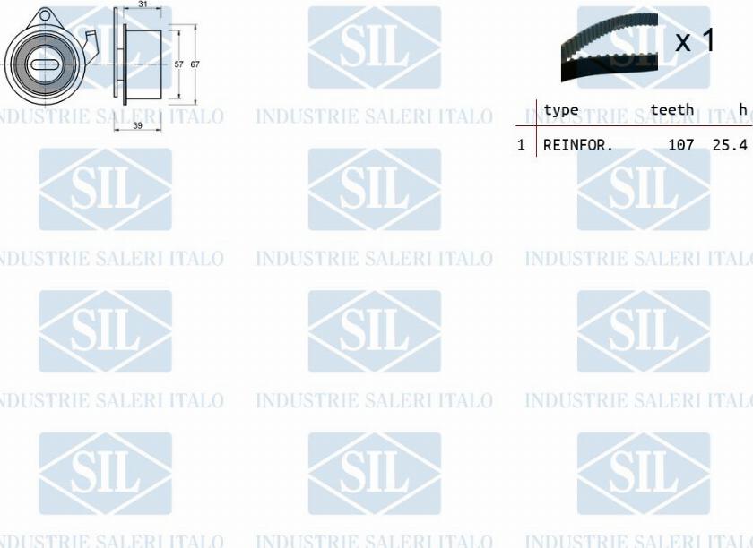 Saleri SIL TK1454 - Hammashihnasarja inparts.fi