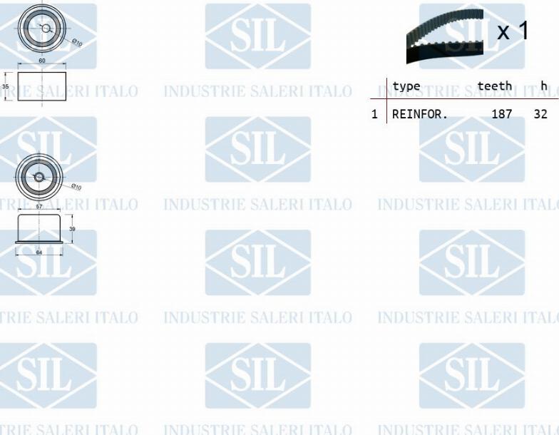 Saleri SIL TK1415 - Hammashihnasarja inparts.fi