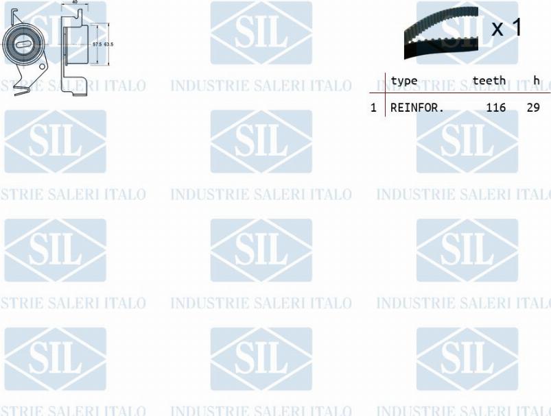 Saleri SIL TK1474 - Hammashihnasarja inparts.fi