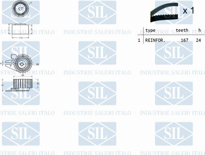 Saleri SIL TK1094 - Hammashihnasarja inparts.fi