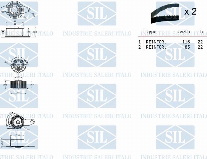 Saleri SIL TK1014 - Hammashihnasarja inparts.fi