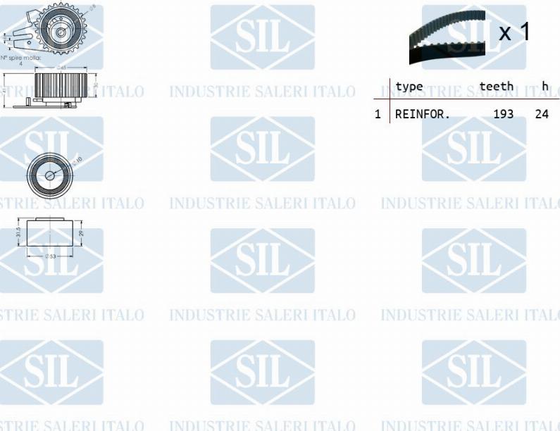 Saleri SIL TK1018 - Hammashihnasarja inparts.fi