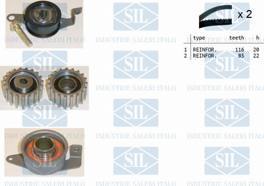 Saleri SIL TK1012 - Hammashihnasarja inparts.fi