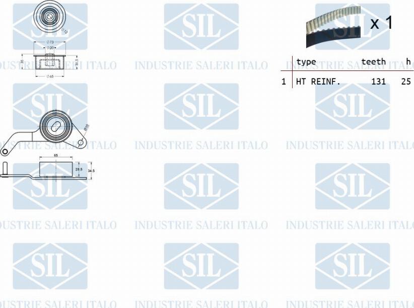 Saleri SIL TK1037 - Hammashihnasarja inparts.fi