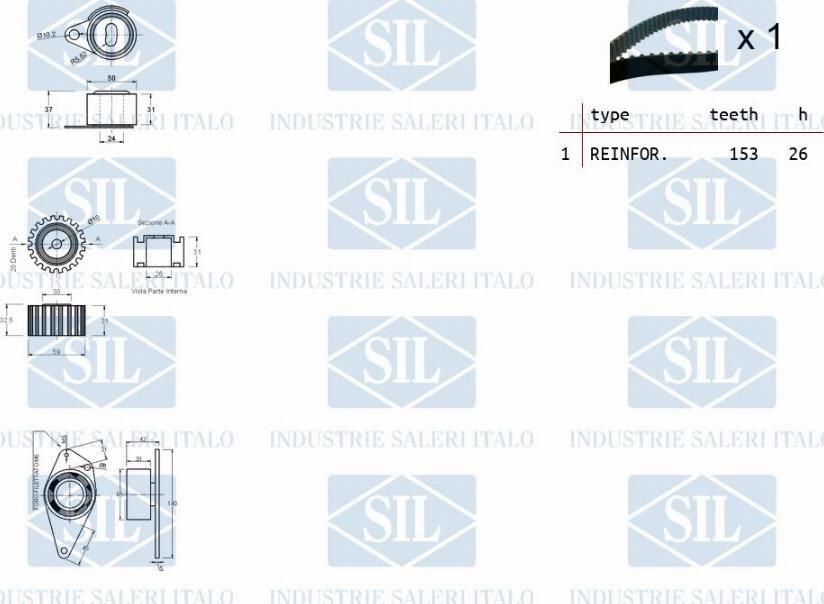 Saleri SIL TK1021 - Hammashihnasarja inparts.fi