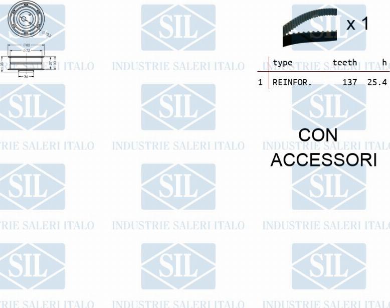 Saleri SIL TK1074 - Hammashihnasarja inparts.fi