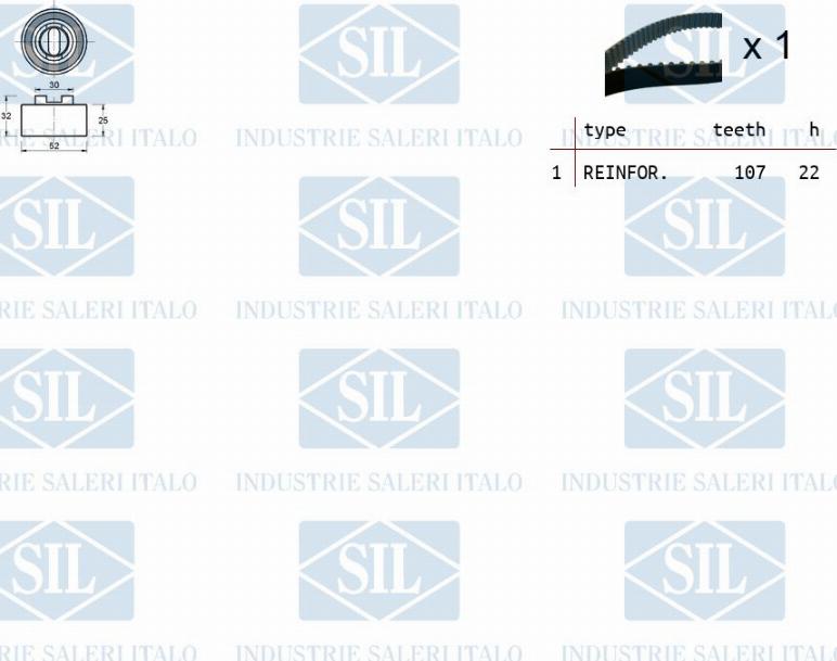 Saleri SIL TK1194 - Hammashihnasarja inparts.fi