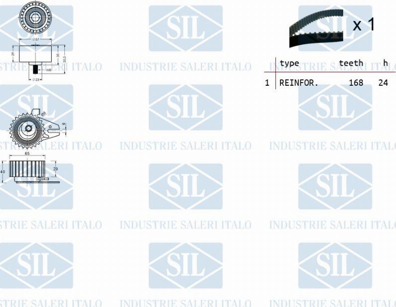 Saleri SIL TK1144 - Hammashihnasarja inparts.fi