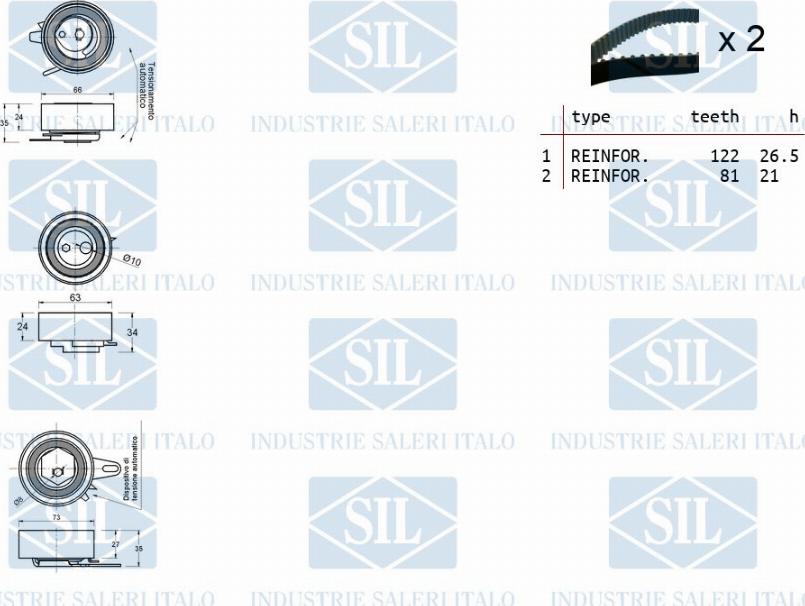 Saleri SIL TK1143 - Hammashihnasarja inparts.fi