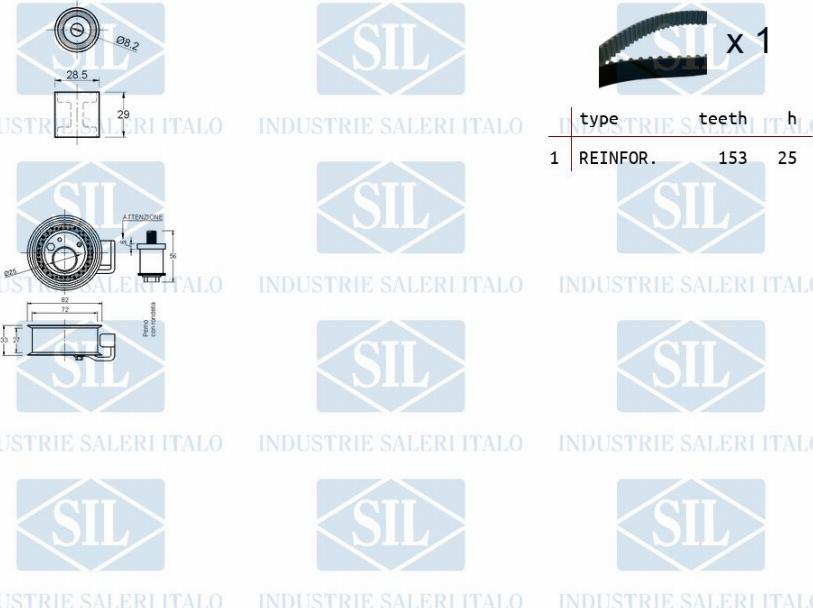 Saleri SIL TK1105 - Hammashihnasarja inparts.fi