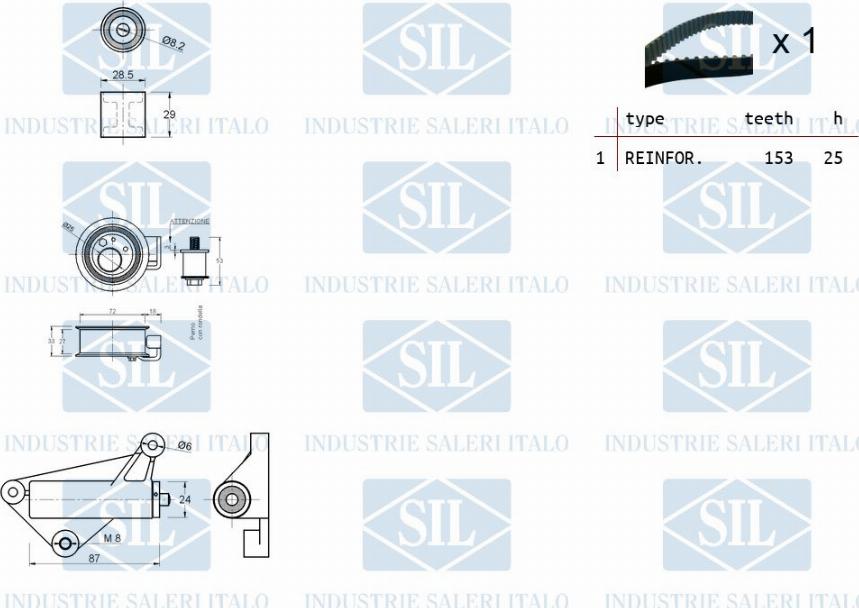 Saleri SIL TK1108 - Hammashihnasarja inparts.fi