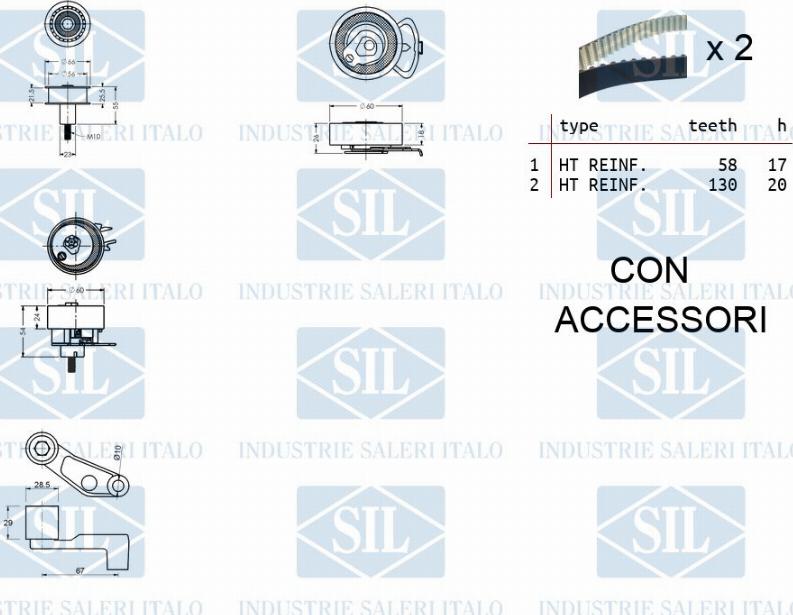 Saleri SIL TK1116 - Hammashihnasarja inparts.fi