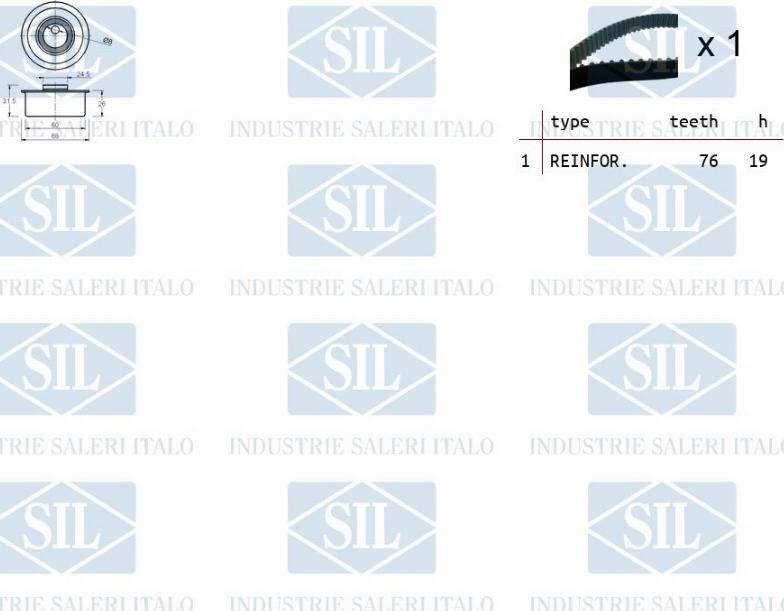 Saleri SIL TK1173 - Hammashihnasarja inparts.fi