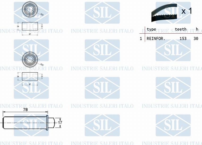 Saleri SIL TK1393 - Hammashihnasarja inparts.fi