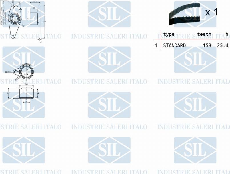 Saleri SIL TK1345 - Hammashihnasarja inparts.fi