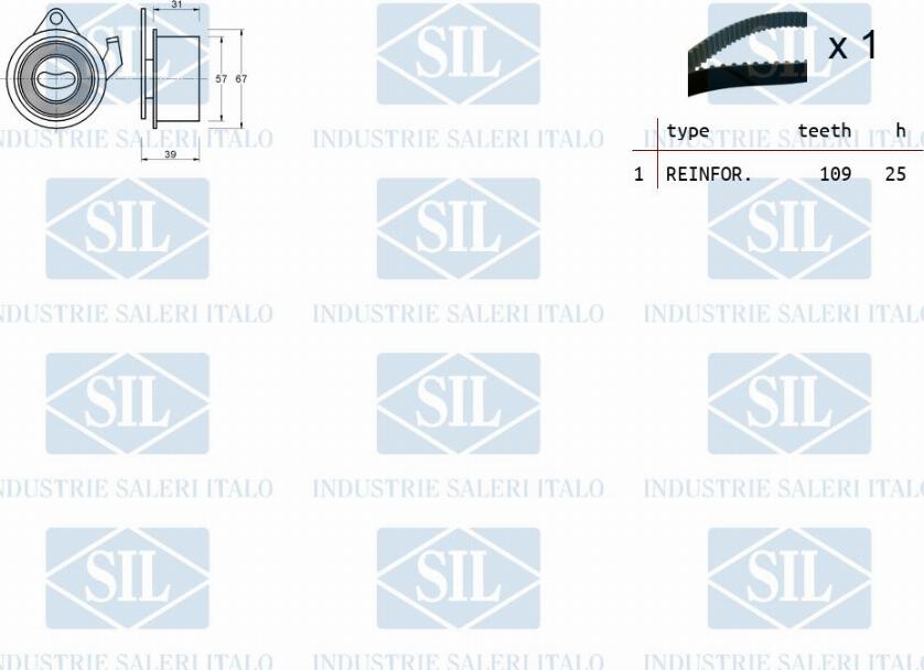 Saleri SIL TK1341 - Hammashihnasarja inparts.fi