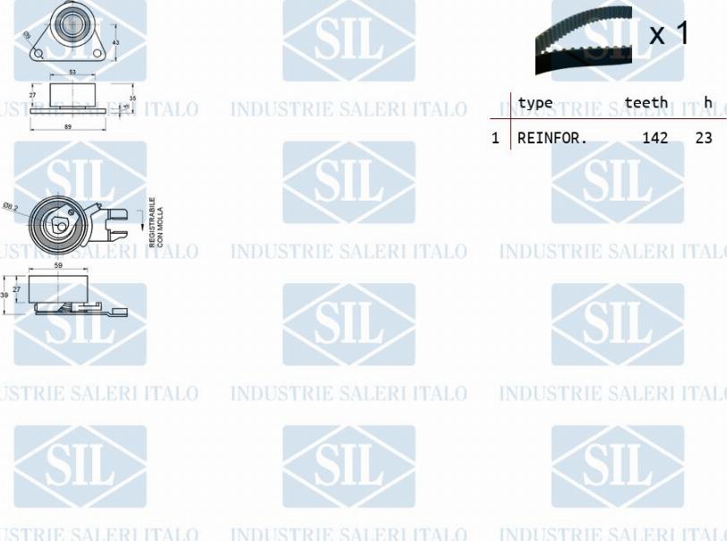 Saleri SIL TK1364 - Hammashihnasarja inparts.fi