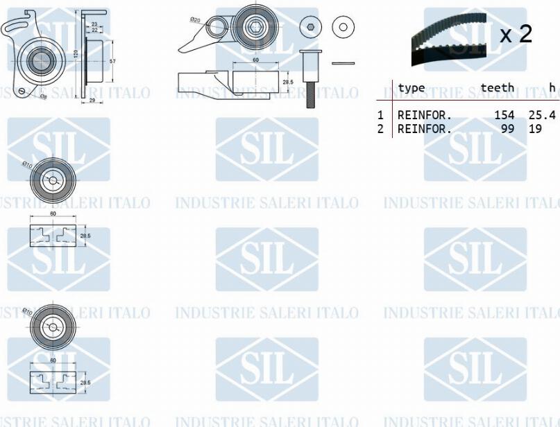 Saleri SIL TK1301 - Hammashihnasarja inparts.fi