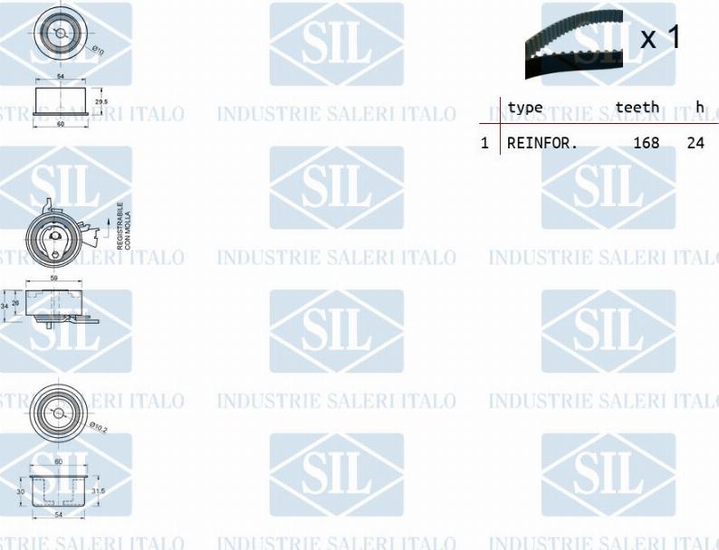 Saleri SIL TK1318 - Hammashihnasarja inparts.fi