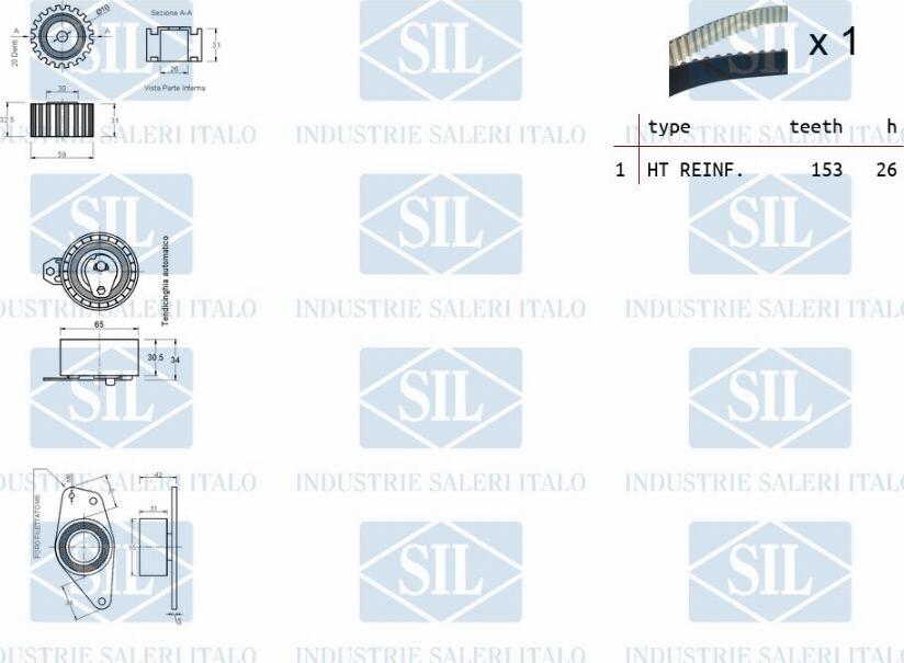 Saleri SIL TK1382 - Hammashihnasarja inparts.fi