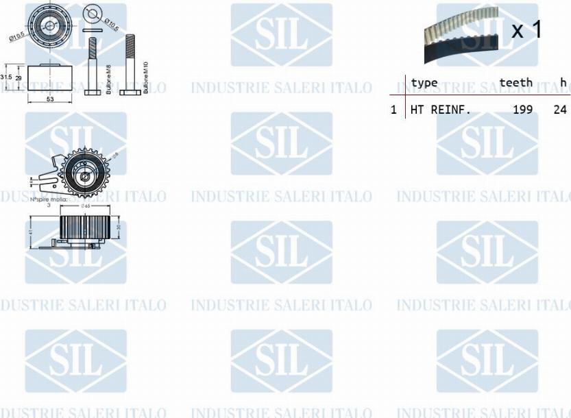 Saleri SIL TK1332 - Hammashihnasarja inparts.fi