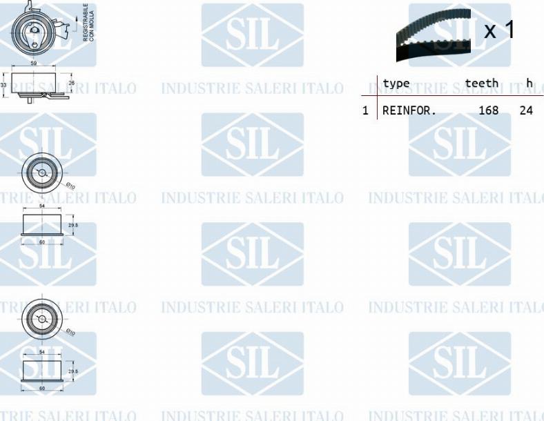 Saleri SIL TK1245 - Hammashihnasarja inparts.fi