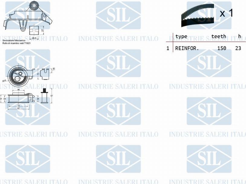 Saleri SIL TK1251 - Hammashihnasarja inparts.fi