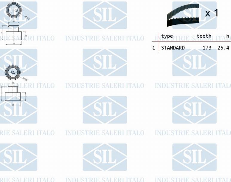 Saleri SIL TK1203 - Hammashihnasarja inparts.fi