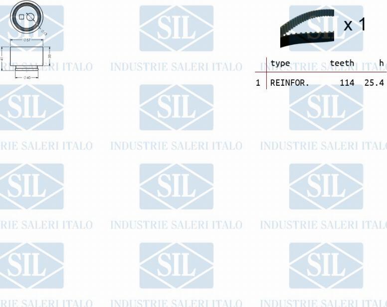 Saleri SIL TK1218 - Hammashihnasarja inparts.fi