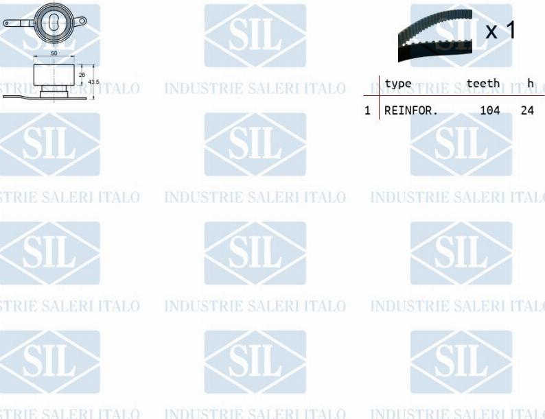 Saleri SIL TK1217 - Hammashihnasarja inparts.fi