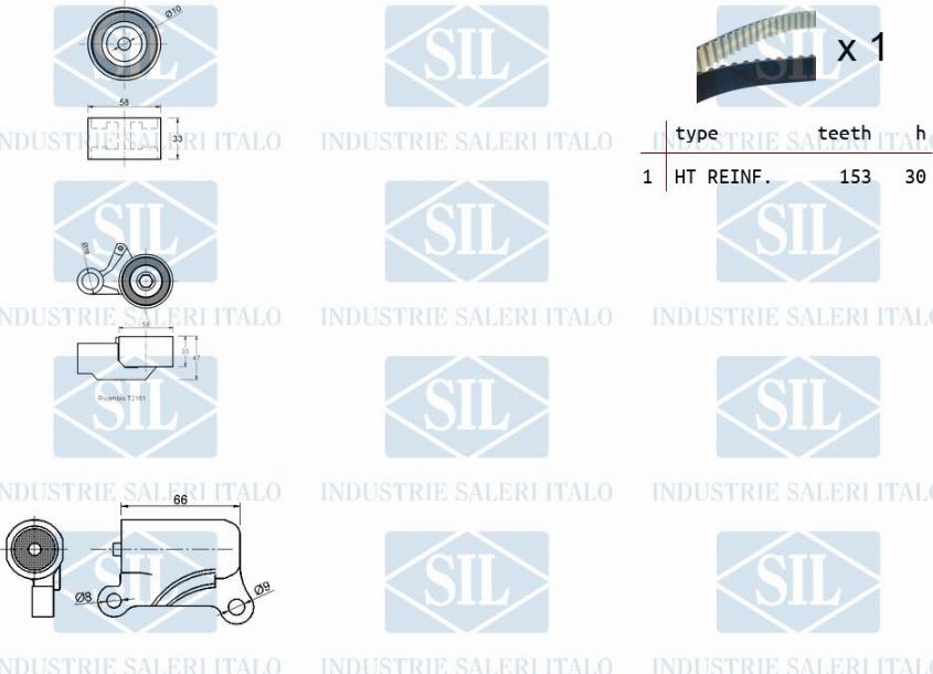 Saleri SIL TK1289 - Hammashihnasarja inparts.fi