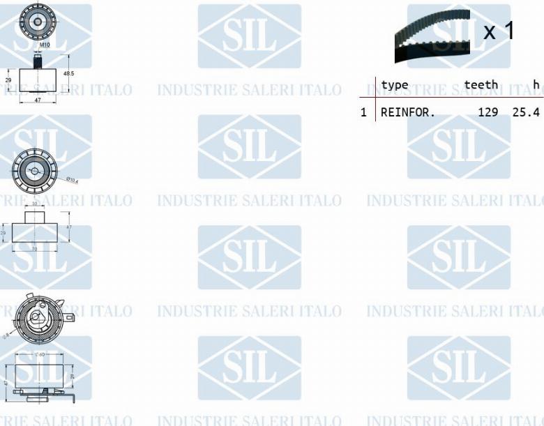 Saleri SIL TK1232 - Hammashihnasarja inparts.fi