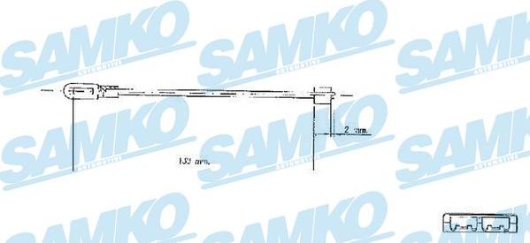 Samko C0578B - Vaijeri, seisontajarru inparts.fi