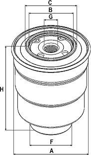 SAMPIYON FILTER CS 1561 M - Polttoainesuodatin inparts.fi