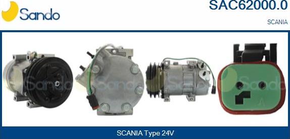 Sando SAC62000.0 - Kompressori, ilmastointilaite inparts.fi