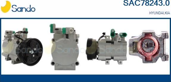 Sando SAC78243.0 - Kompressori, ilmastointilaite inparts.fi