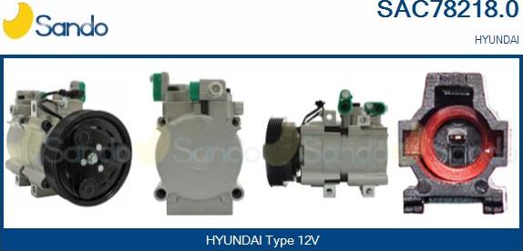 Sando SAC78218.0 - Kompressori, ilmastointilaite inparts.fi
