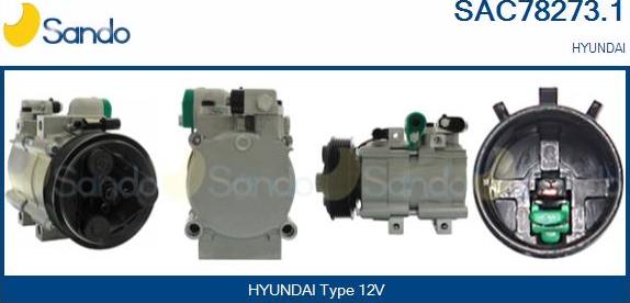 Sando SAC78273.1 - Kompressori, ilmastointilaite inparts.fi