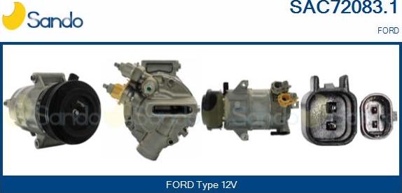 Sando SAC72083.1 - Kompressori, ilmastointilaite inparts.fi