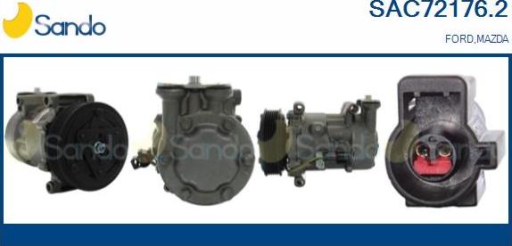 Sando SAC72176.2 - Kompressori, ilmastointilaite inparts.fi