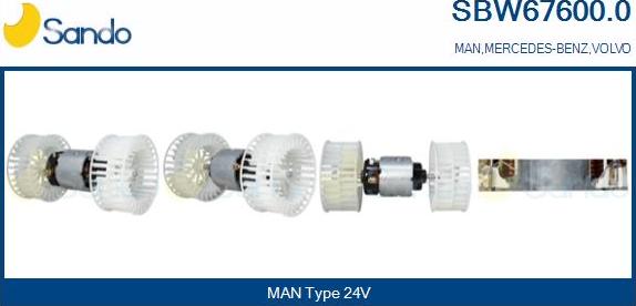 Sando SBW67600.0 - Sisätilapuhallin inparts.fi