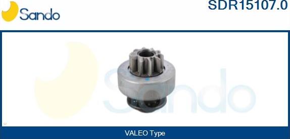 Sando SDR15107.0 - Hammaspyörä, käynnistys inparts.fi
