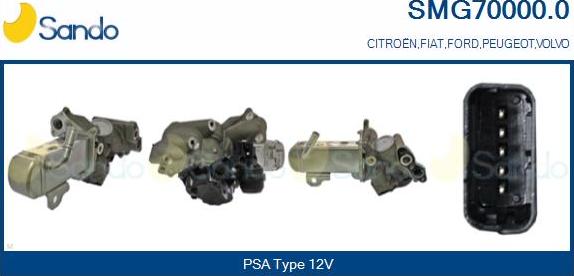 Sando SMG70000.0 - EGR-moduuli (pakokaasukierrätys) inparts.fi