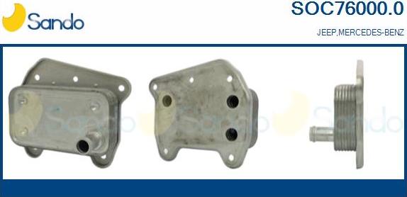 Sando SOC76000.0 - Moottoriöljyn jäähdytin inparts.fi