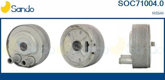 Sando SOC71004.0 - Moottoriöljyn jäähdytin inparts.fi