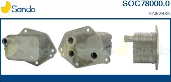 Sando SOC78000.0 - Moottoriöljyn jäähdytin inparts.fi