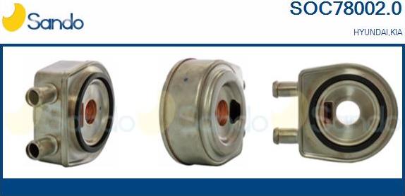 Sando SOC78002.0 - Moottoriöljyn jäähdytin inparts.fi