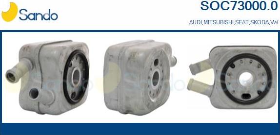 Sando SOC73000.0 - Moottoriöljyn jäähdytin inparts.fi