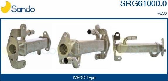 Sando SRG61000.0 - Jäähdytin,pakokaasukierrätys inparts.fi