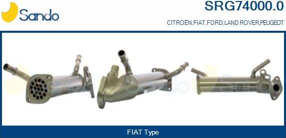 Sando SRG74000.0 - Jäähdytin,pakokaasukierrätys inparts.fi
